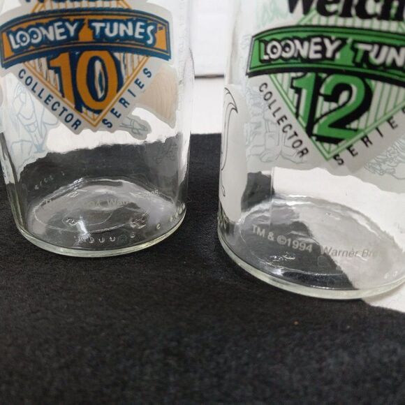 1991 & 1994 Welch's Looney Tunes, Tom and Jerry Glass Jelly Jars Cottagecore - Picture 8 of 9